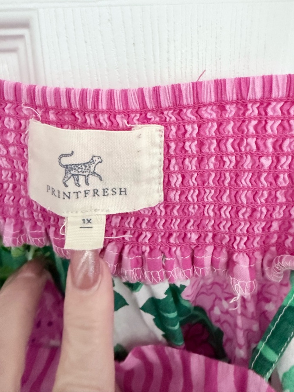 Printfresh Secret Garden Daydream Nightgown 1x - Picture 3 of 4